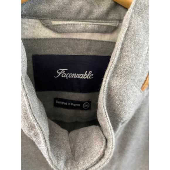 Faconnable Gray Casual Button Down Shirt - Picture 3 of 6